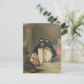 De fruitverkoper briefkaart (Staand voorkant)