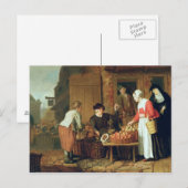 De fruitverkoper briefkaart (Voorkant / Achterkant)