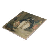 De fruitverkoper tegeltje (Zijkant)