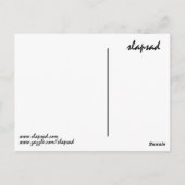 De Frying Pan grappig briefkaart (Achterkant)