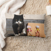 De Fubby's verstoppen zich voor de kat Ping. Kussen (Deken)