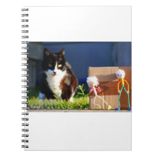 De Fubby's verstoppertje spelen met Kat Ping. Notitieboek