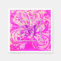 De fuchsiakleurig Roze Servetten van de Cocktail