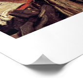 De fuifdrinker van Frans Hals Poster (Hoek)