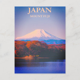 De Fuji Japan Vintage Travel Poster Briefkaart