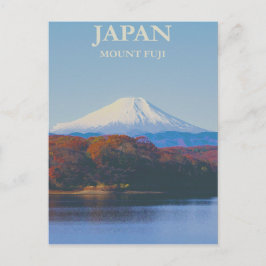 De Fuji Japan Vintage Travel Poster Briefkaart