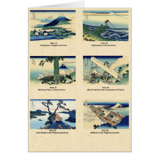 De Fuji-uitzichten 31 tot en met 36 koppelen