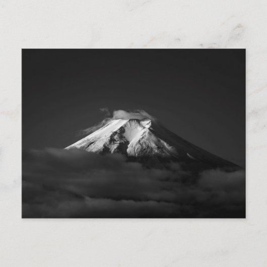 De Fuji van Fujiyoshida Briefkaart (Voorkant)
