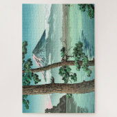 De Fuji van het meer van Kawaguchi door Tsuchiya K Legpuzzel (Verticaal)