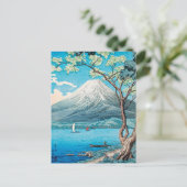 De Fuji van het meer van Yamanaka door Hiroaki Tak Briefkaart (Staand voorkant)