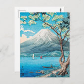 De Fuji van het meer van Yamanaka door Hiroaki Tak Briefkaart (Voorkant / Achterkant)