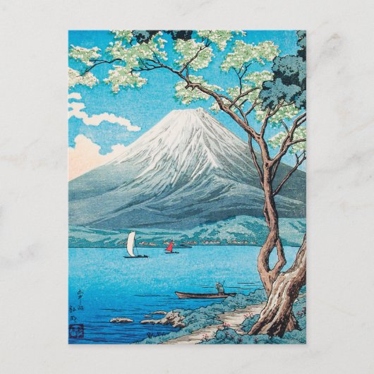 De Fuji van het meer van Yamanaka door Hiroaki Tak Briefkaart (Voorkant)