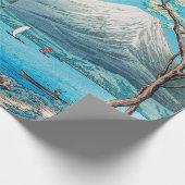 De Fuji van het meer van Yamanaka door Hiroaki Tak Cadeaupapier (Hoek)