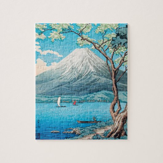 De Fuji van het meer van Yamanaka door Hiroaki Tak Legpuzzel (Verticaal)
