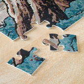 De Fuji van het meer van Yamanaka door Hiroaki Tak Legpuzzel (Zijkant)