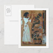 De Fumigatie van Osiris, pagina van het Boek van d Briefkaart (Voorkant / Achterkant)