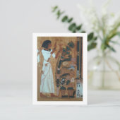 De Fumigatie van Osiris, pagina van het Boek van d Briefkaart (Staand voorkant)