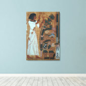 De Fumigatie van Osiris, pagina van het Boek van d Canvas Afdruk (Insitu (Houten vloer))