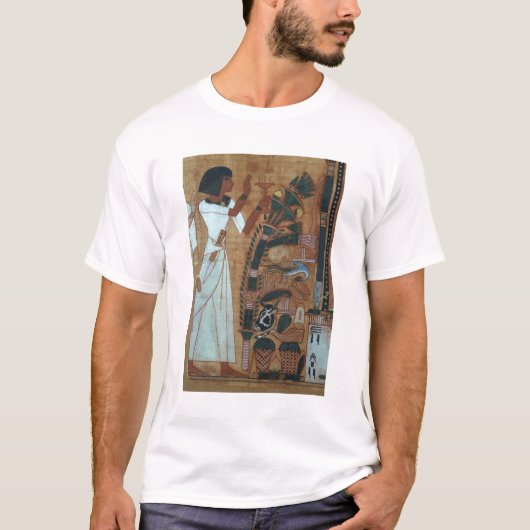 De fumigatie van Osiris, pagina van het Boek van d T-shirt (Voorkant)
