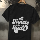 De Funcle Funny Eenvoudige Retro T-shirt