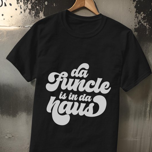 De Funcle Funny Eenvoudige Retro T-shirt