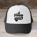De Funcle Funny Eenvoudige  Retro Trucker Pet<br><div class="desc">Dit eenvoudige en  ontwerp is samengesteld uit speelse scripttypografie.</div>