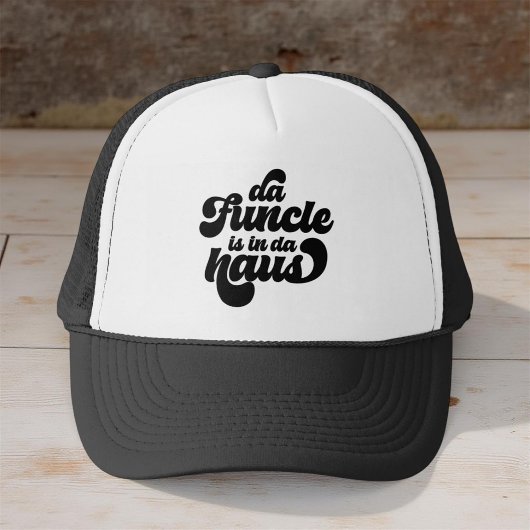 De Funcle Funny Eenvoudige Retro Trucker Pet