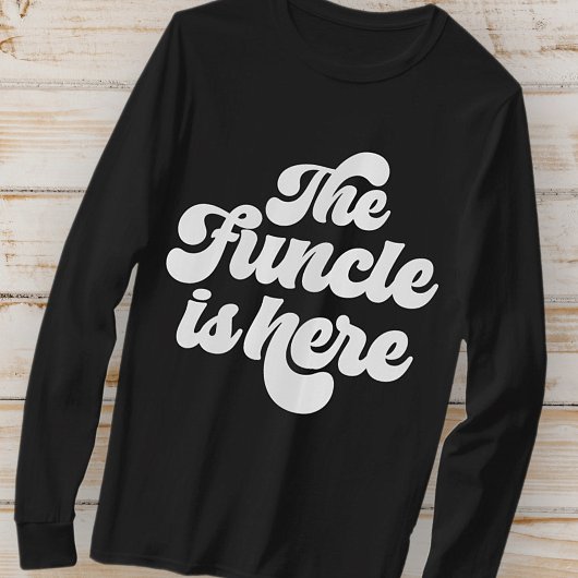 De Funcle Simple Fun  Retro Typografie T-shirt
