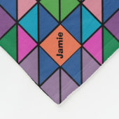 De functie Naam kantelpatroon aanpassen Fleece Deken (Hoek)