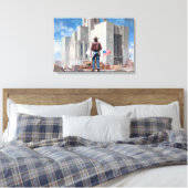De fundamenten leggen canvas afdruk (Insitu (Slaapkamer))