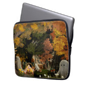 De fungi foeragemieren laptop sleeve (Voorkant Links)