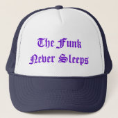 De funk slaapt nooit pet (Voorkant)