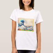 De funky Great Wave van Kanagawa T-shirt (Voorkant)
