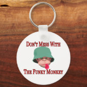 De Funky Monkey Sleutelhanger (Voorkant)