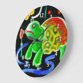 De Funky Schildpad Grote Klok (Hoek)