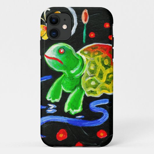 De Funky Turtle Case-Mate iPhone Case (Achterkant)