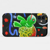 De Funky Turtle Case-Mate iPhone Case (Achterkant (horizontaal))