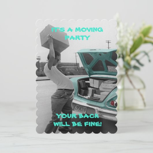 DE FUNNY BEWART DE DATUM DIE DE KAART VAN DE PART (Staand voorkant)