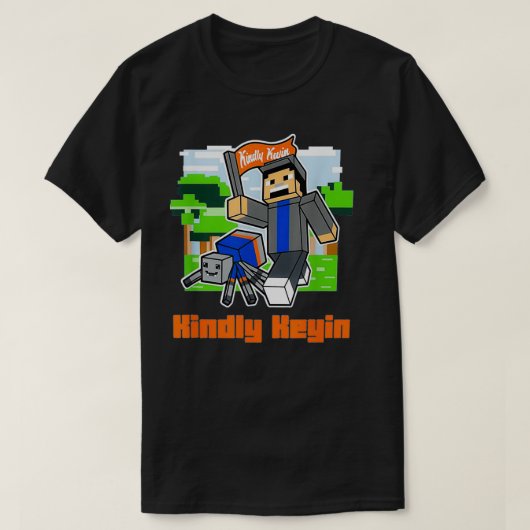 De Funny Block Buddies Kindly Keyin for Boy en G T-shirt (Design voorkant)