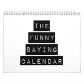 De Funny Gezegde Kalender (Hoes)