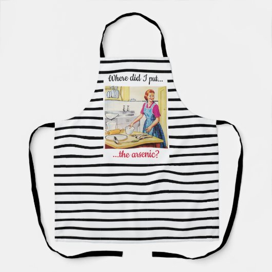 De  Funny Murderous Houseechtgenote Cooking uit 19 Schort (Voorkant)