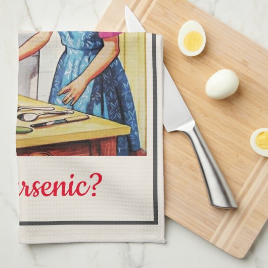 De  Funny Murderous Houseechtgenote Cooking uit 19 Theedoek (Quarter Fold)