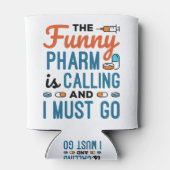 De Funny Pharm roept en ik moet gaan Blikjeskoeler (Achterkant)