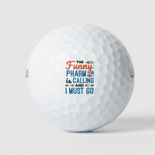De Funny Pharm roept en ik moet gaan Golfballen (Voorkant)