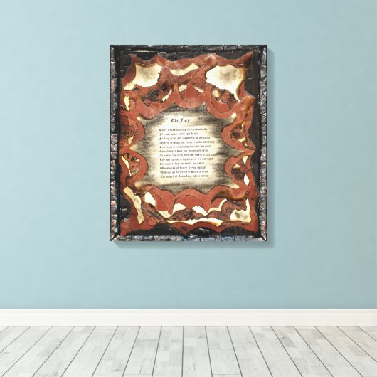 De Furie Canvas Afdruk (Insitu (Houten vloer))