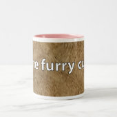 De Furry Cup Tweekleurige Koffiemok (Center)