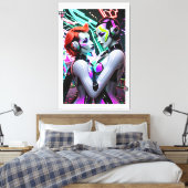 De fusie canvas afdruk (Insitu (Slaapkamer))