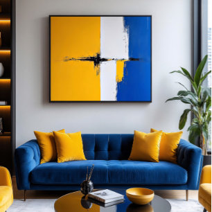 De Fusie van Kleuren Poster