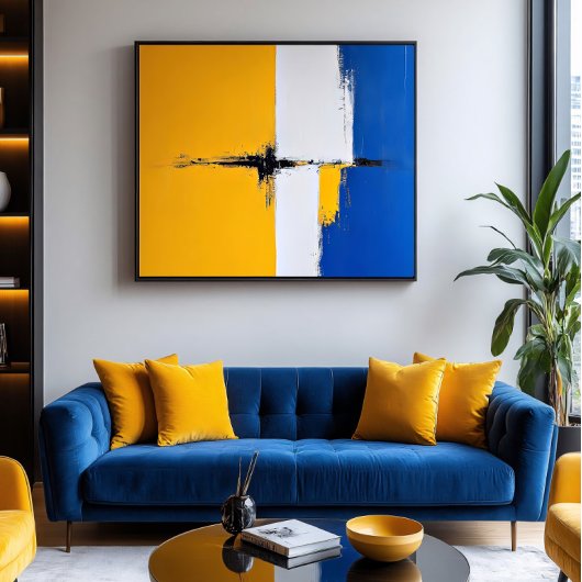 De Fusie van Kleuren Poster