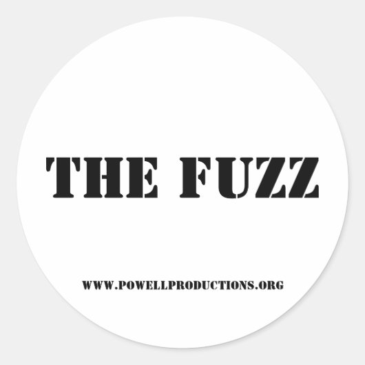 De Fuzz - Sticker (Voorkant)